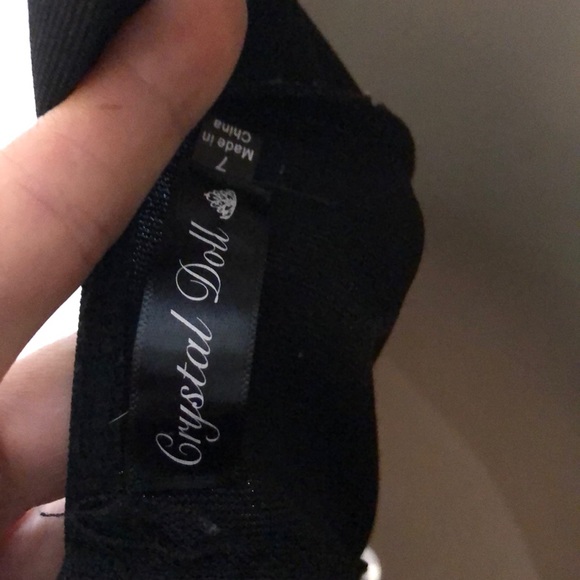 Black and white sleeveless dress with Roses👗🌹 - Picture 7 of 8